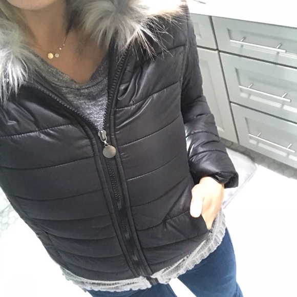 Military Hippie Puffer Jacket - Picture 3 of 3